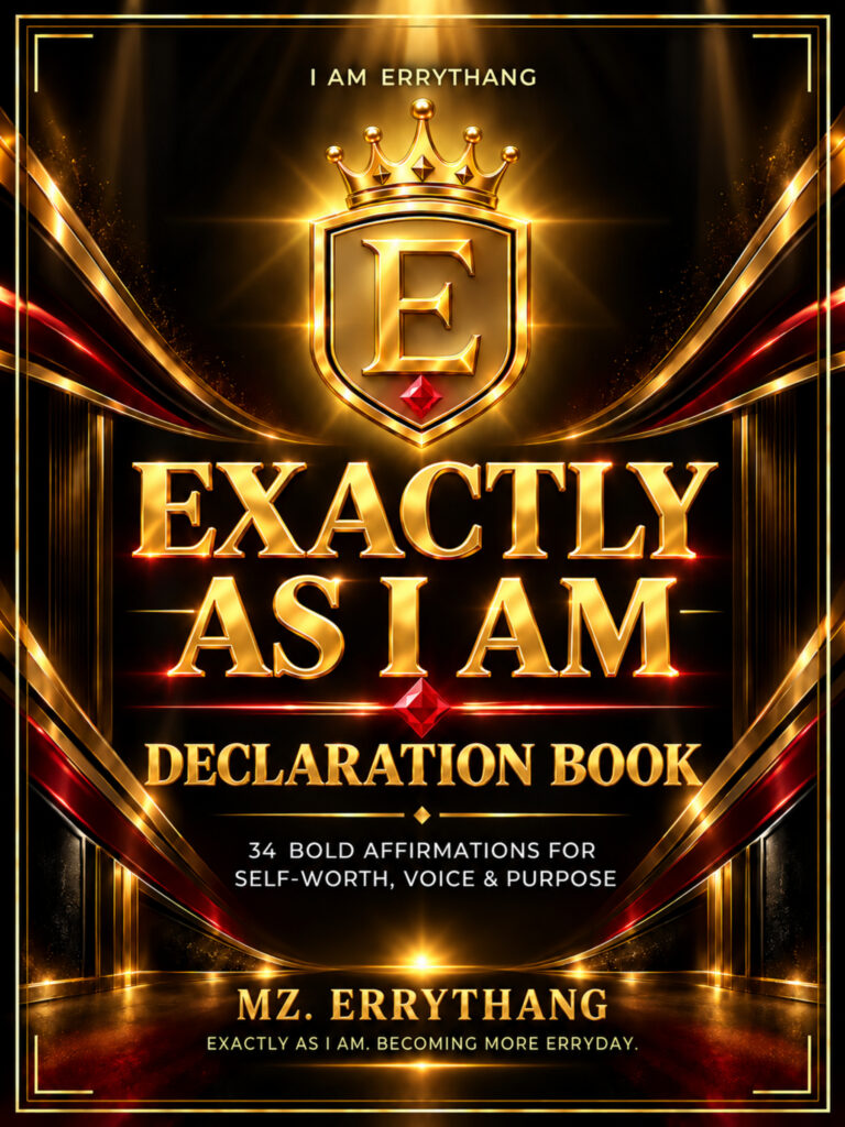 EXACTLY AS I AM — Declaration Book